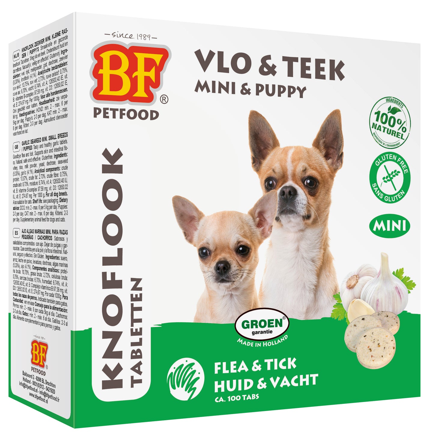 Bf Petfood Hondensnoepjes Knoflook Zeewier Mini