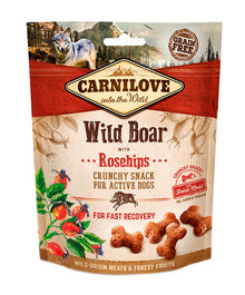 Carnilove Crunchy Snack Everzwijn / Rozenbottel