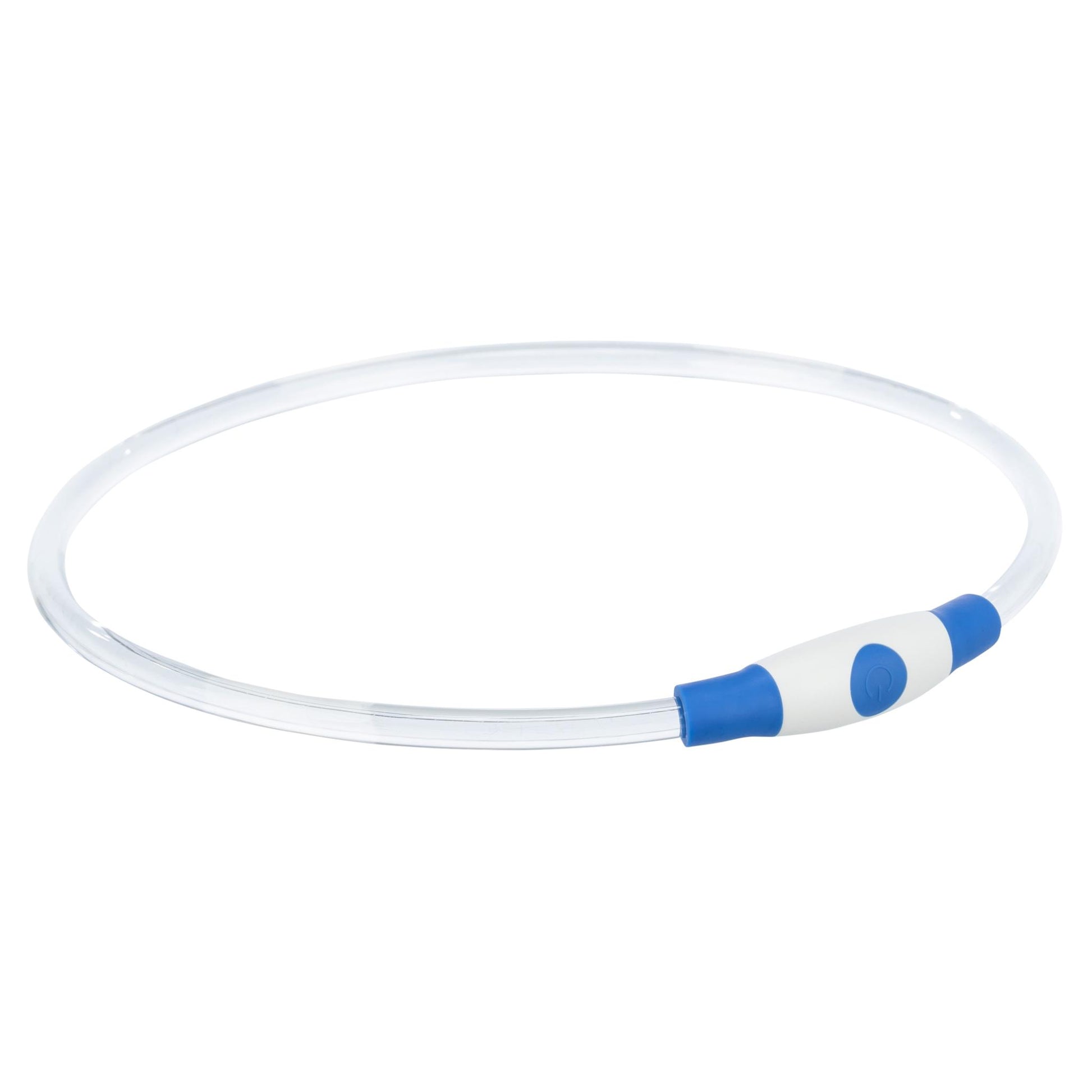 Trixie Lichtgevende Halsband Usb Flash Light Oplaadbaar Tpu Blauw