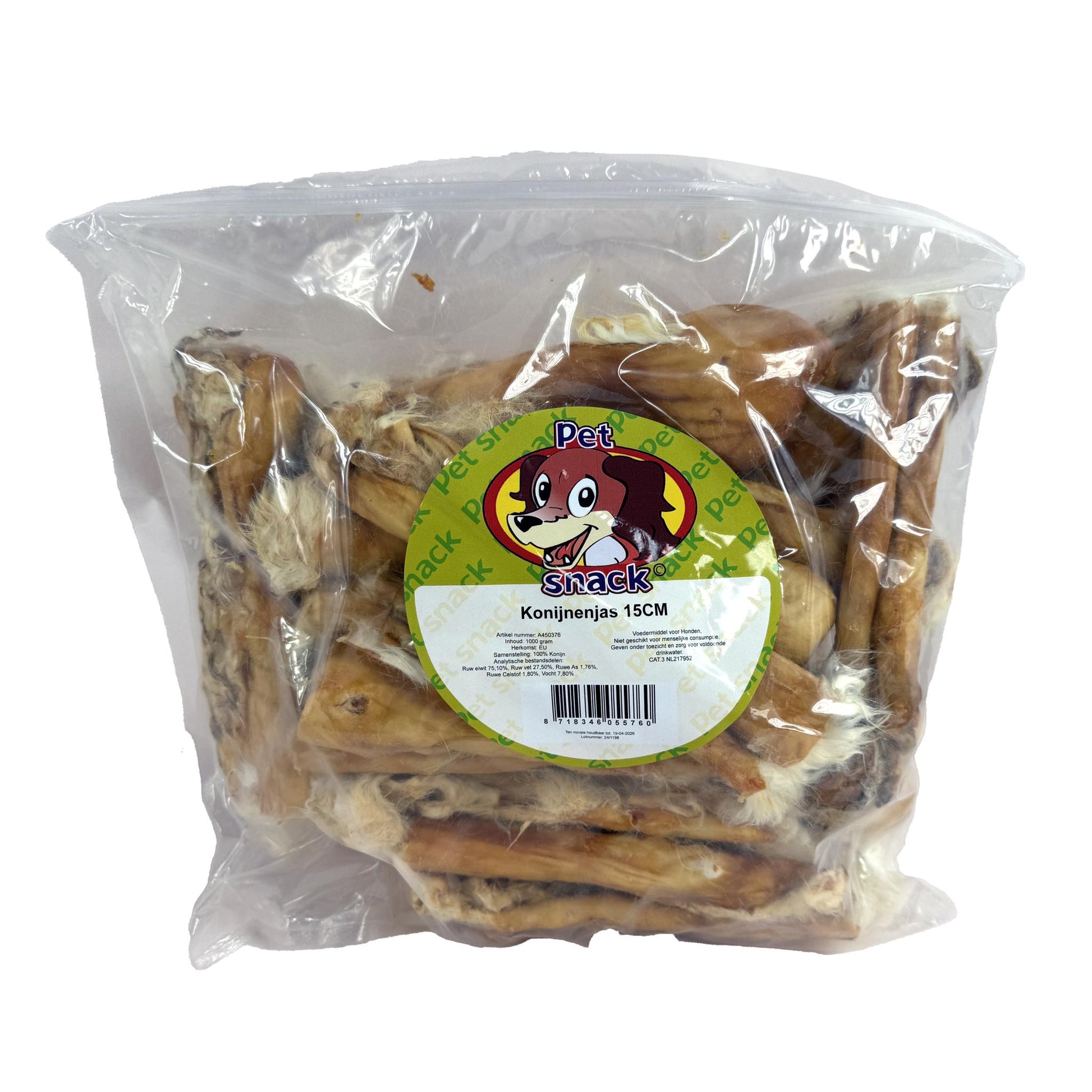 Petsnack Konijnenjas