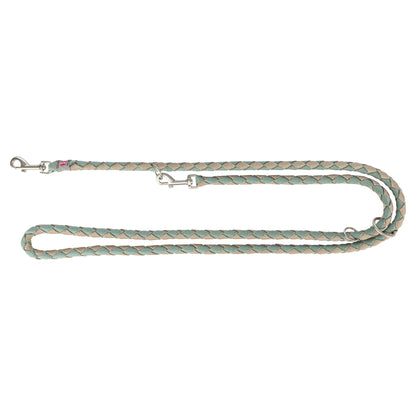 Trixie Hondenriem Cavo Verstelbaar Salie Groen / Zand