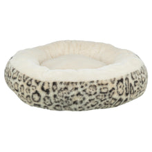 Trixie Hondenmand Leo Soft Rond Pluche Creme / Panterprint